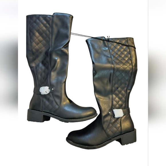 St. John's Bay Dexmore WWC Black Riding Boots NEW IN BOX - Picture 1 of 6